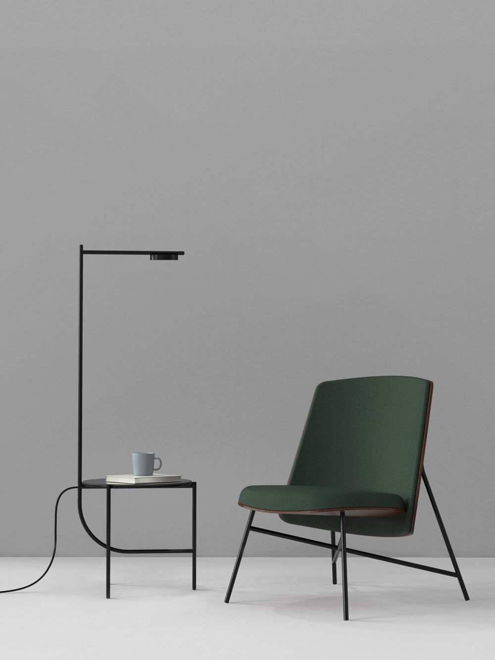 Igram Tisch mit verbauter Lampe