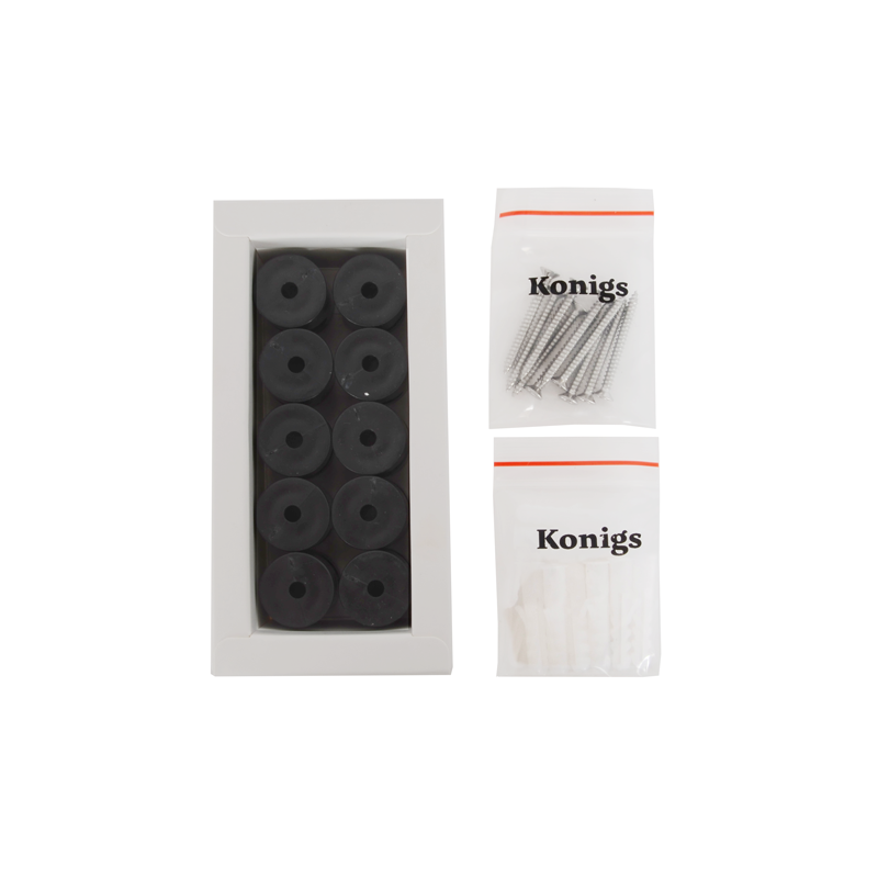 Kabelhalter Kunststoff schwarz | Konigs