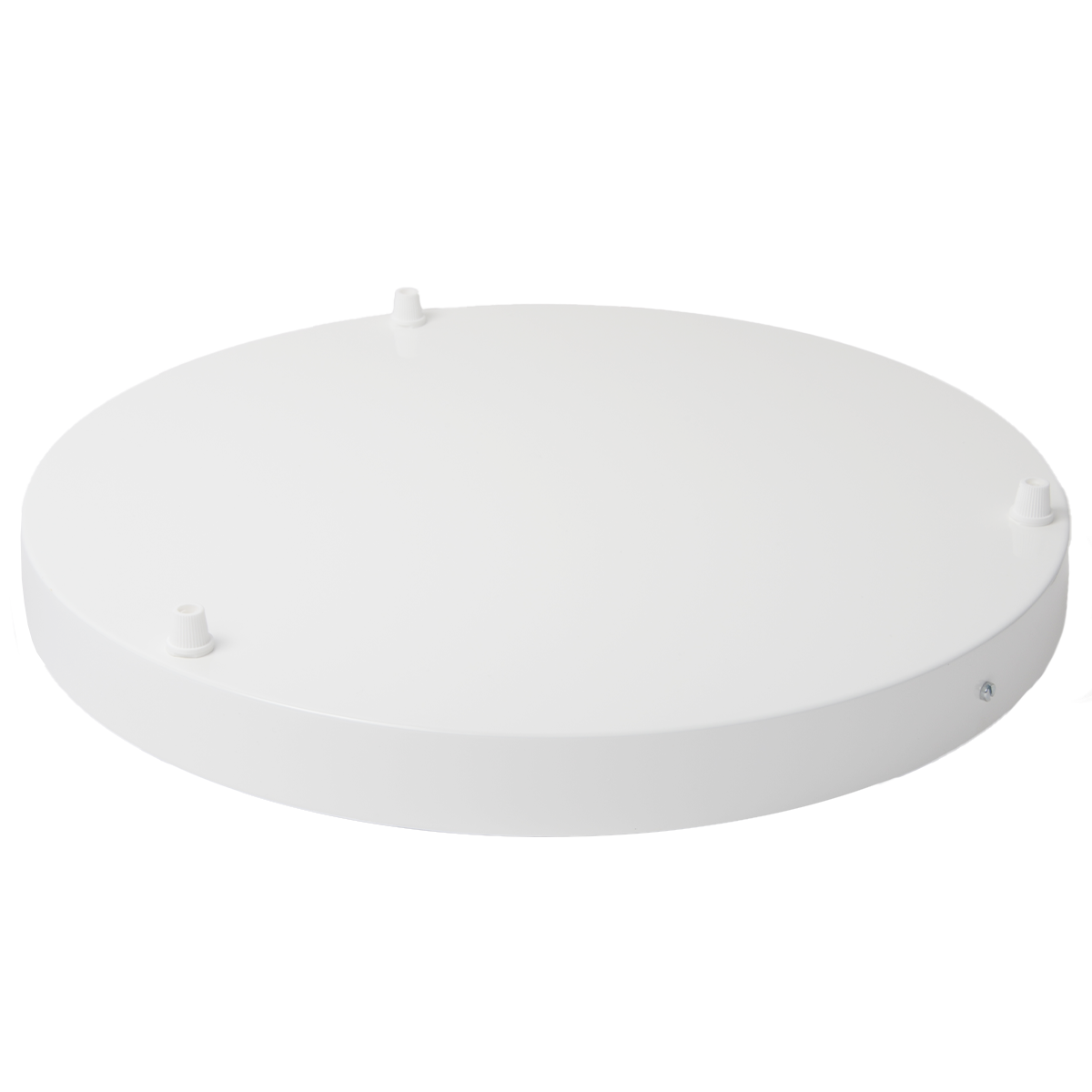 Lampenbaldachin 3-Loch Metall weiss 400mm Ø