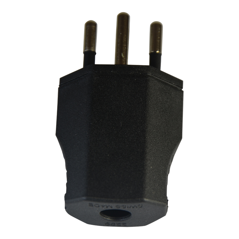 3-poliger Stecker schwarz T12