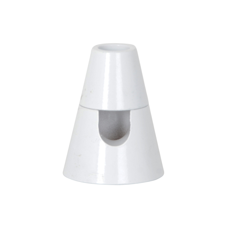 Kabelhalter Konus Weiss