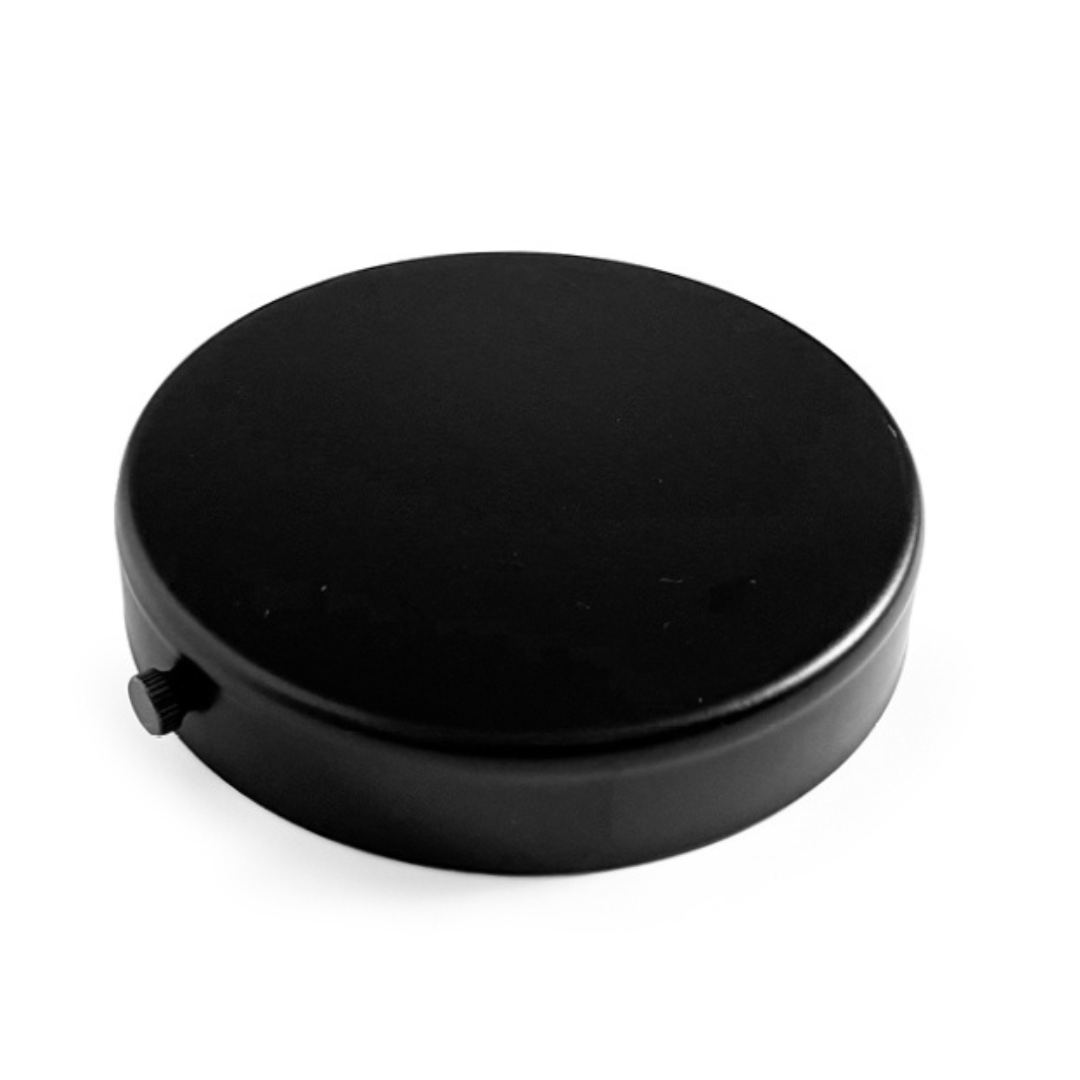 Blinddeckel Stahl Schwarz