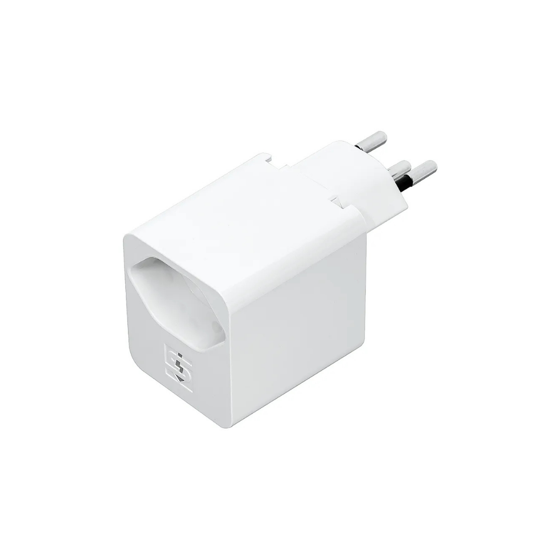 USB-C PD Schnellladeadapter 18W 5V/3.0A + 1xT13 drehbar 325° weiss