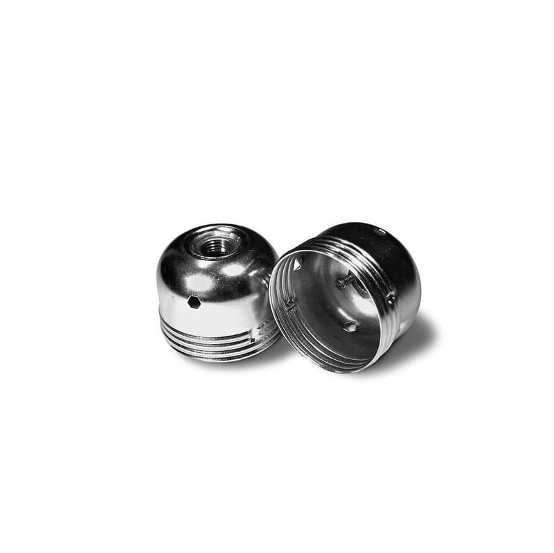 Dome E27 Stahl Vernickelt