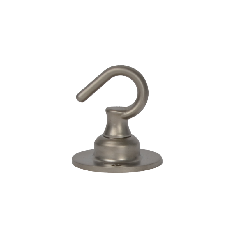 Haken klein Nickel matt