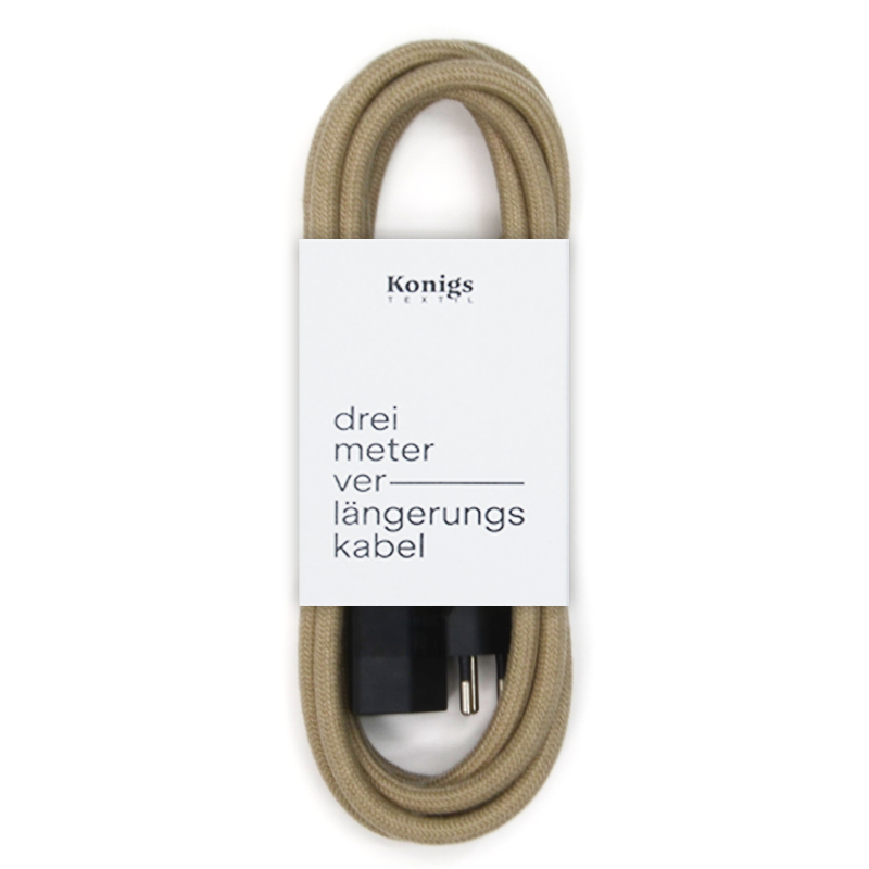 Verlängerungskabel Textil Sabbia TO411