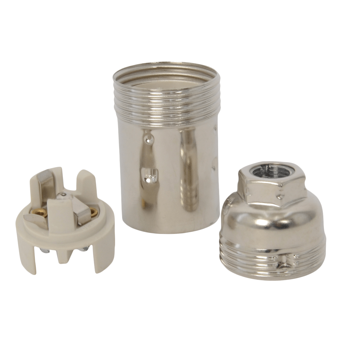 Lampenfassung E14 Nickel