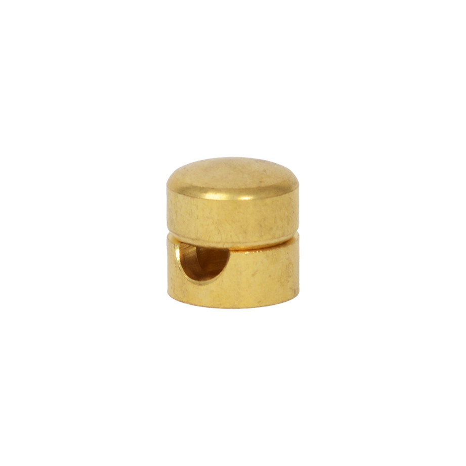 Kabelhalter Metall 2-teilig klein Brass