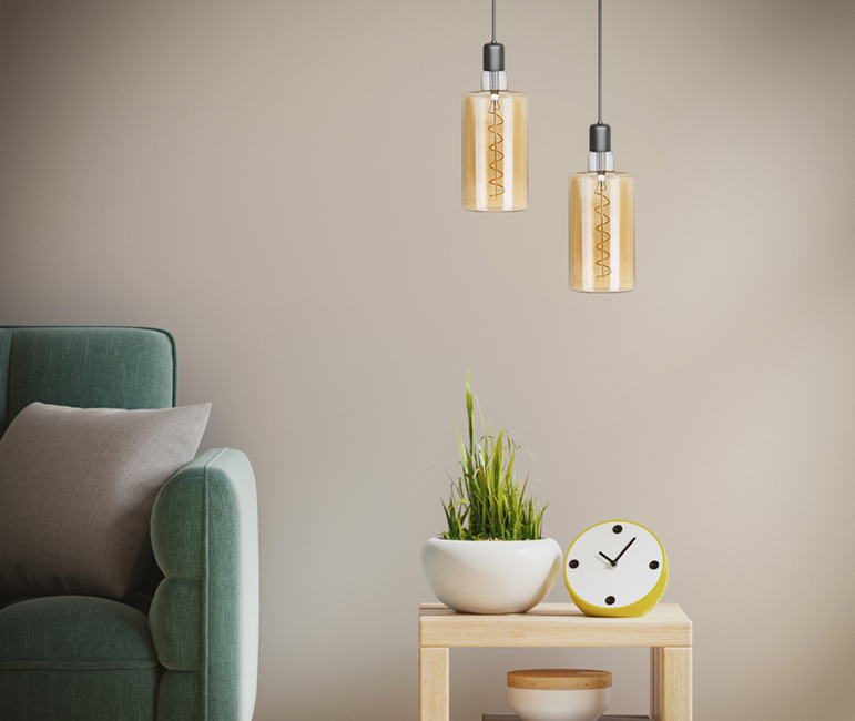 LED E27 Flex Bottle 90x215 230V 100Lm 4W 922 AC Dimmbar Gold