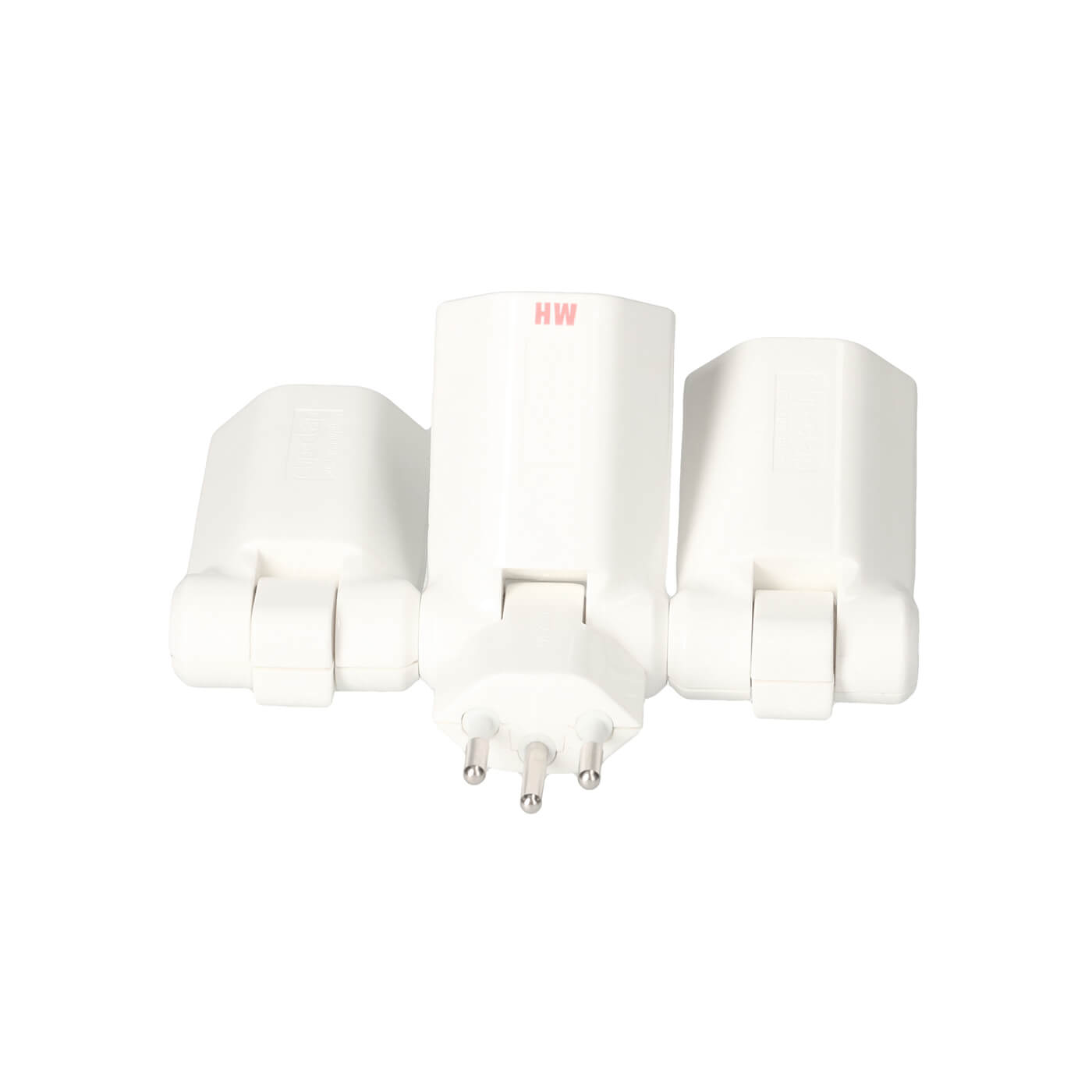 Mehrfachstecker Clip-Clap 3x Typ13 3-polig Weiss