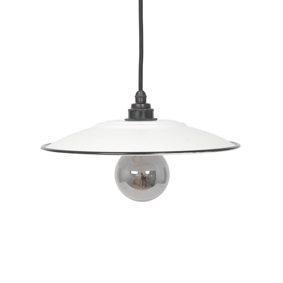 Lampenschirm Flat weiss matt