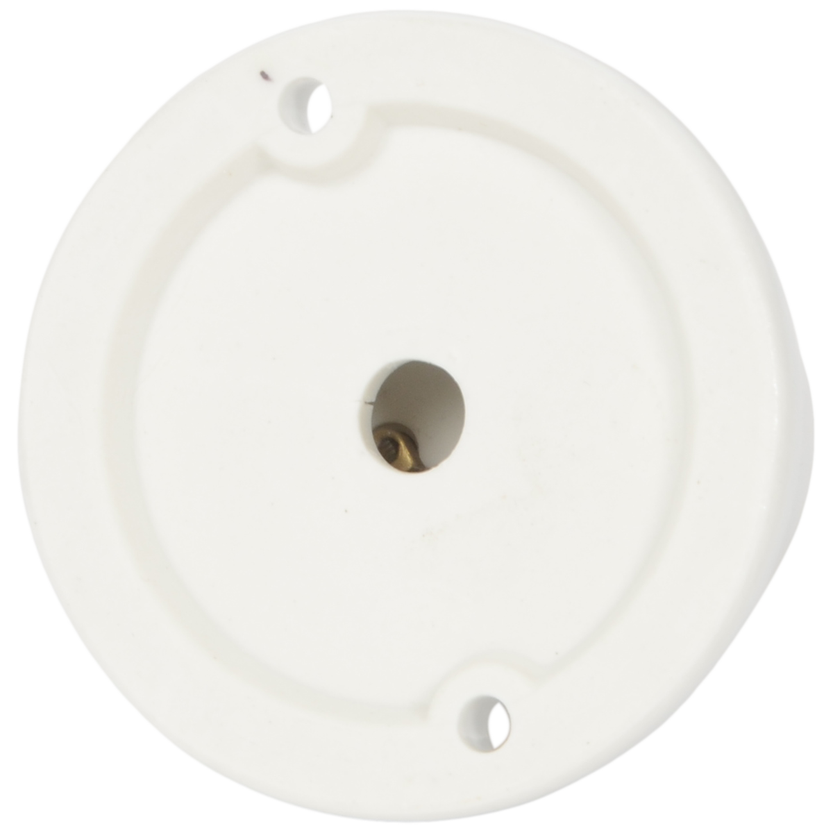Lampenfassung E27 Porzellan Aufbaufassung "konkav-klein" Weiss