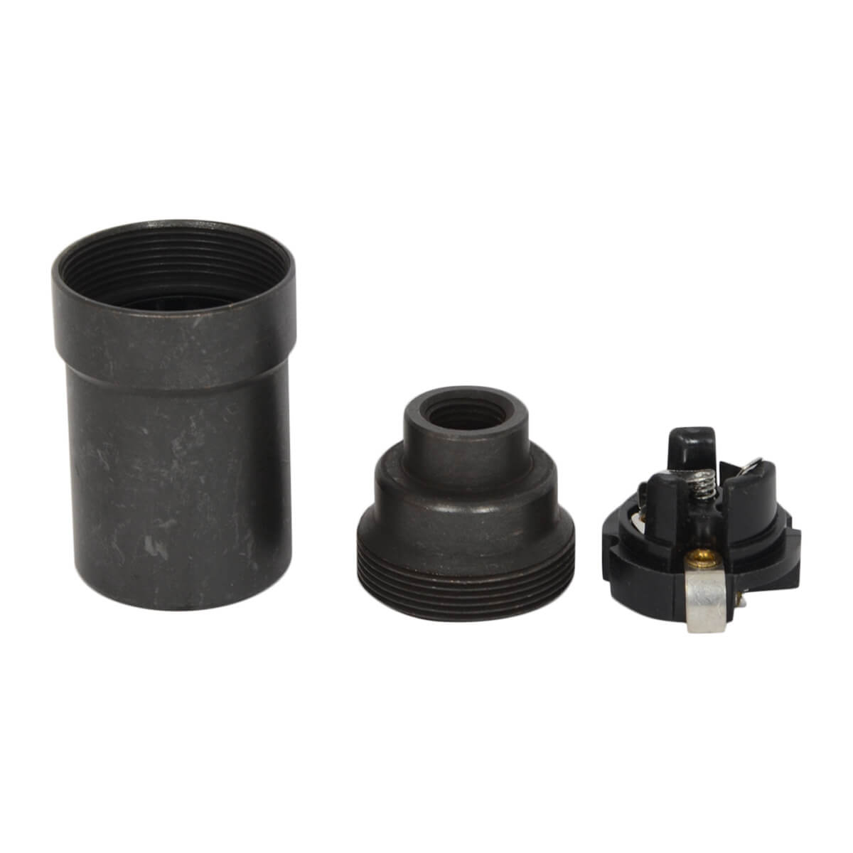 Retro Fassung E14 mit M10-Gewinde Bronzed Finish