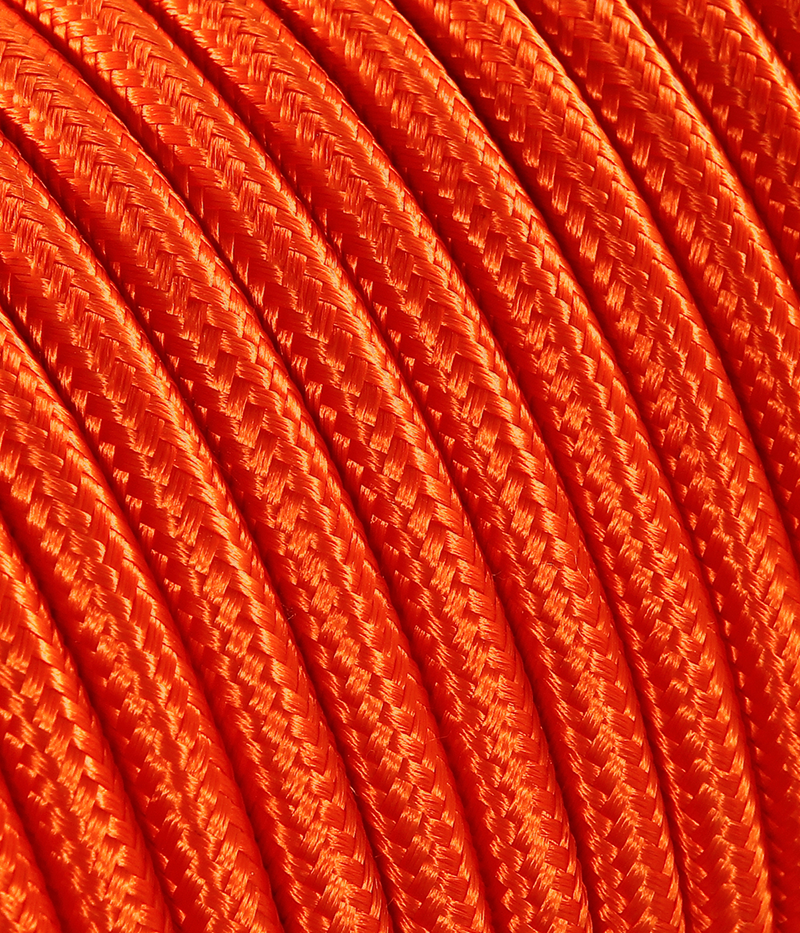 Textilkabel Orange TO64, 3 x 0,75mm²