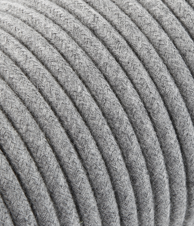 Verlängerungskabel Textil Filz Grau TO413