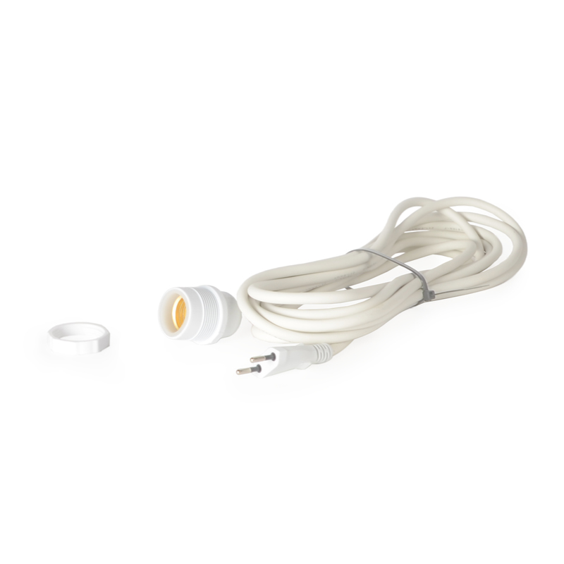 IP65 Outdoor Lampenpendel weiss 5m einzeln