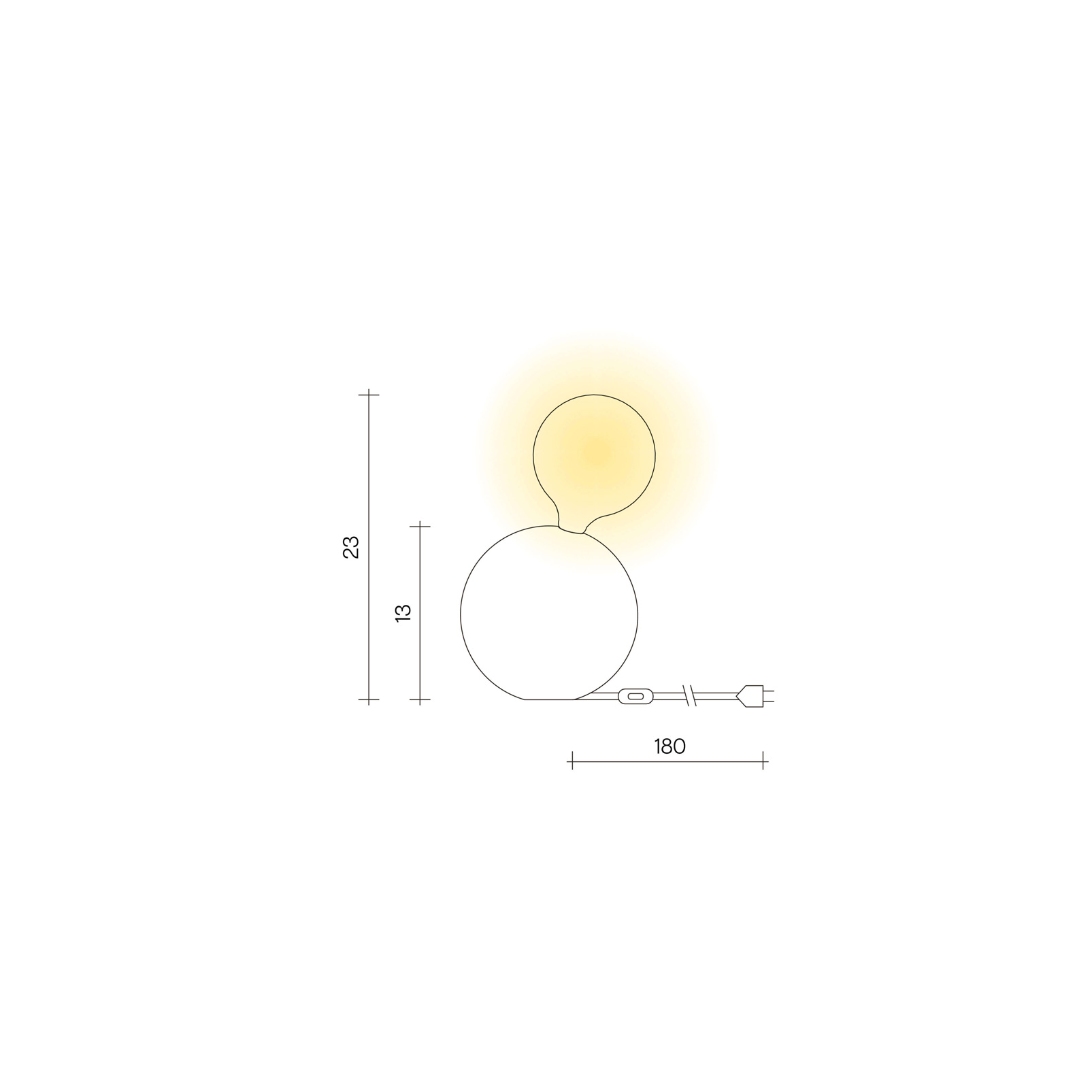 Keramik Tischlampe Antares | atelier mond