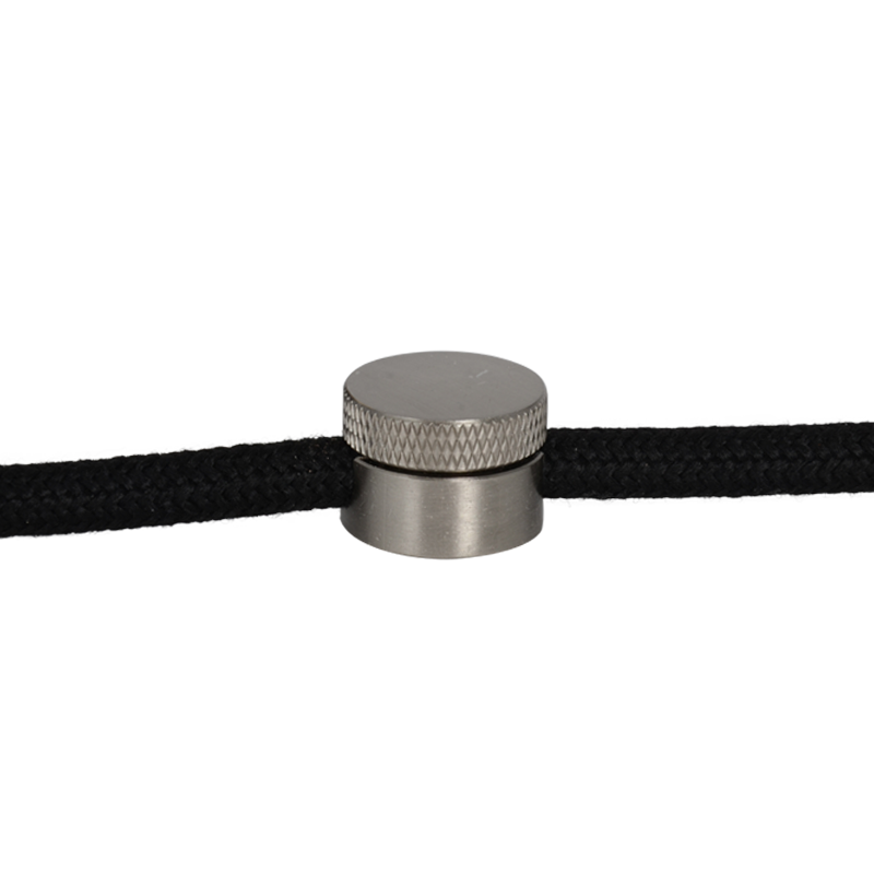 Kabelhalter 2-teilig Nickel Matt
