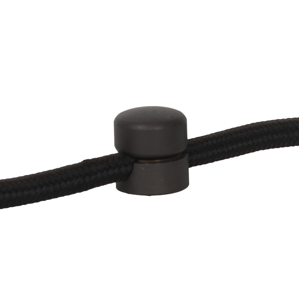 Kabelhalter Metall 2-teilig klein Bronzed Finish