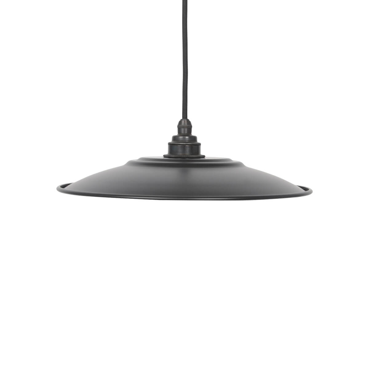 Lampenschirm Flat schwarz matt