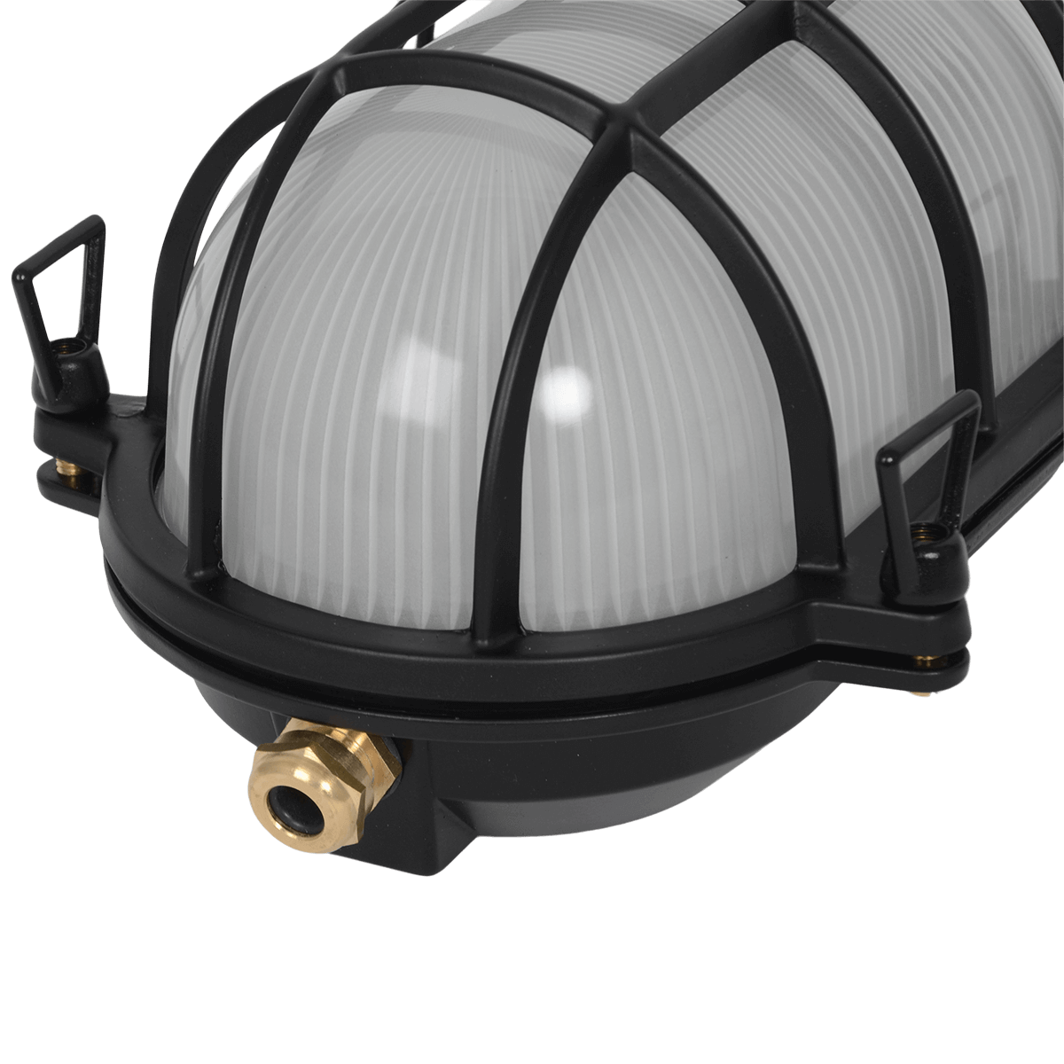 Kellerleuchte gross schwarz E27 265x200 | Foresti & Suardi