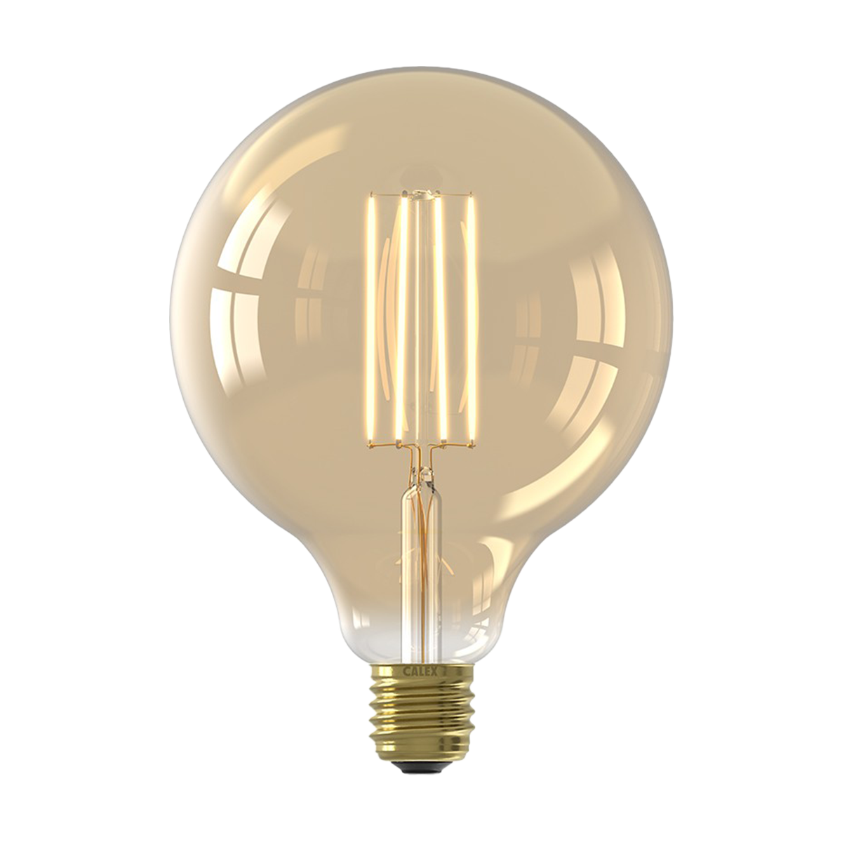LED Globe G125 Gold 4.5W 2100K 470lm E27 | Calex