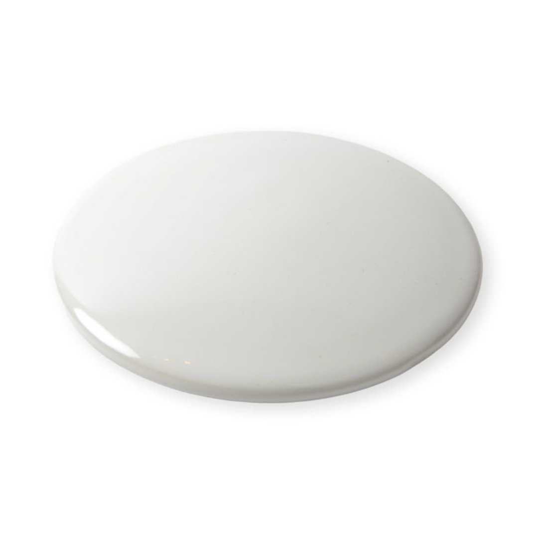 Porzellan Blinddeckel Piatto Curvato Weiss