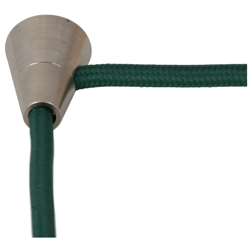 Kabelhalter Konus silberKabelhalter Konus Nickel Matt