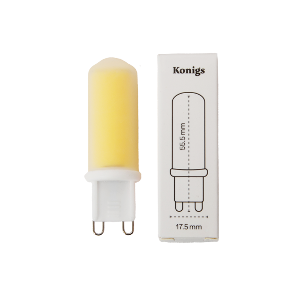 LED G9 4.2W 430lm 4000K frosted dimmbar | Konigs