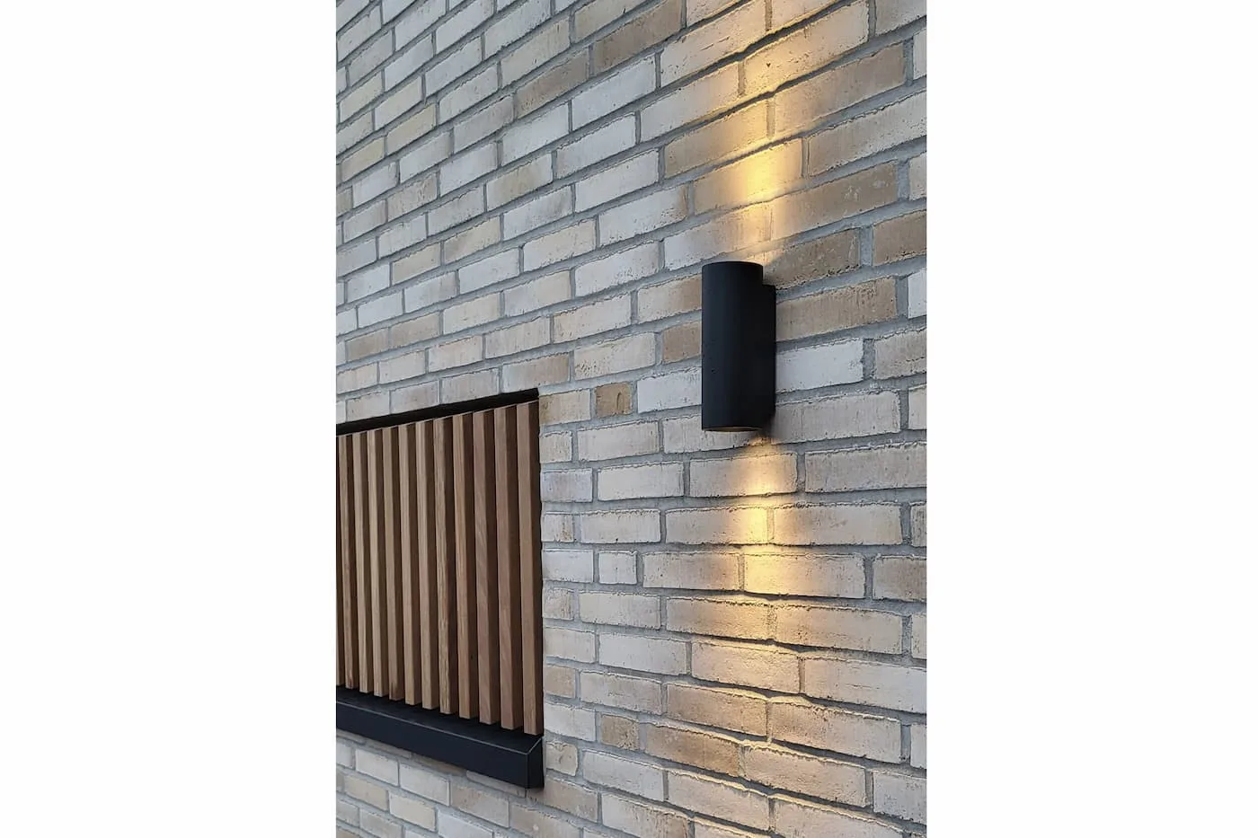 Tubus Wandleuchte Outdoor LED Schwarz | Antidark