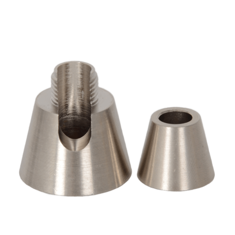Kabelhalter Konus silberKabelhalter Konus Nickel Matt