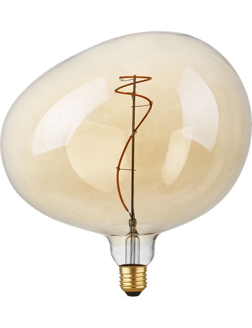 LED E27 Filament Flex Snoopy G220x245mm 230V 240Lm 4W 2200K 922 360° AC Gold Dimmable