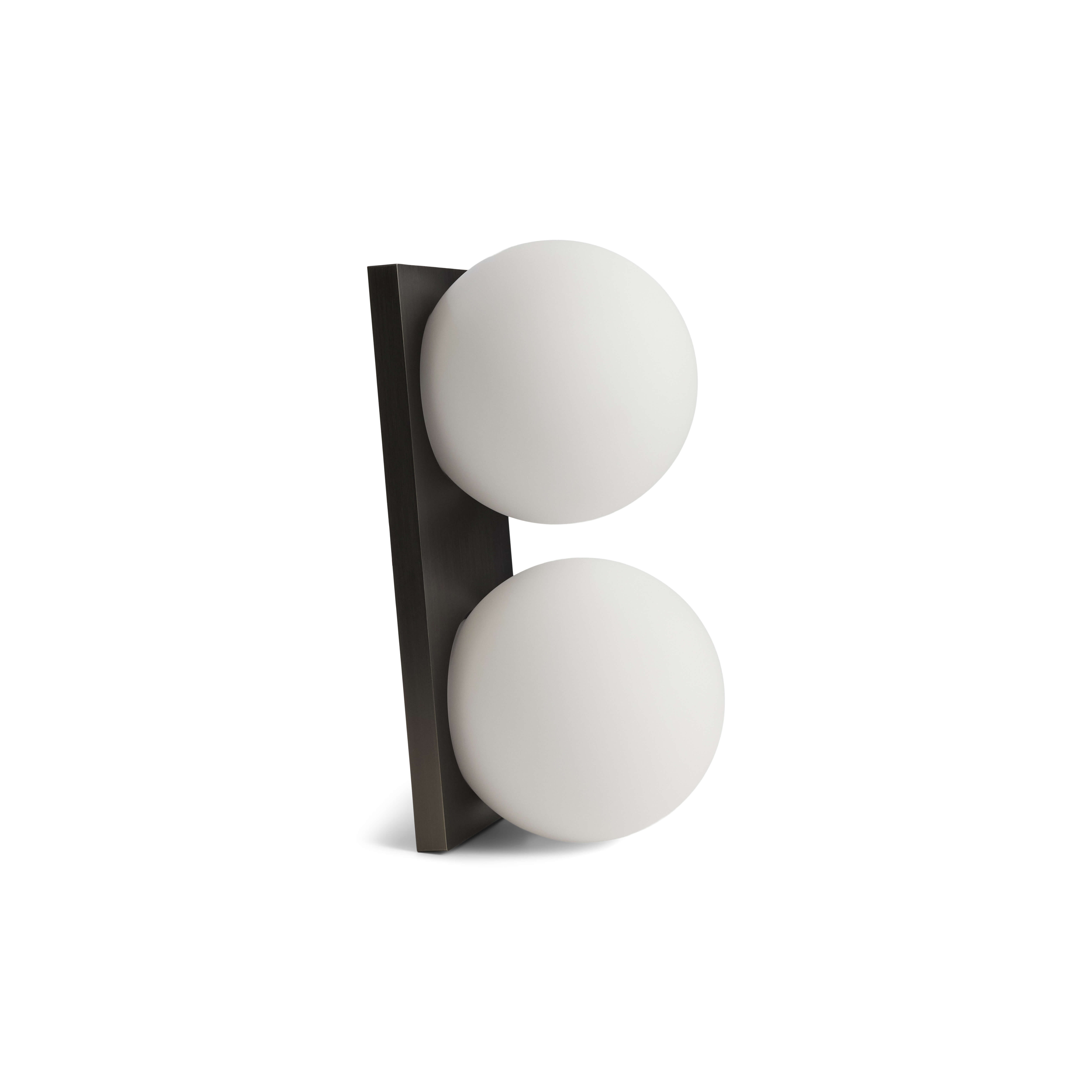 Wand- und Deckenleuchte Palla Double Titanium| Antidark
