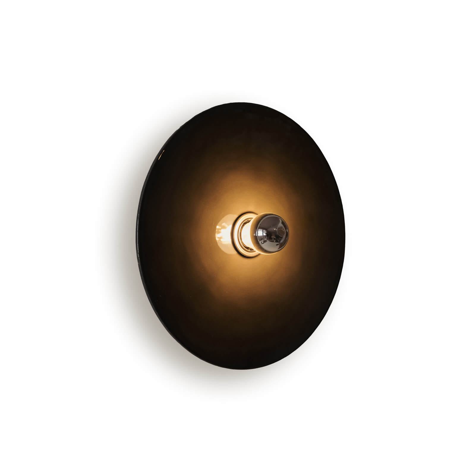 Keramik Wand- und Deckenlampe Deimos - ash | atelier mond