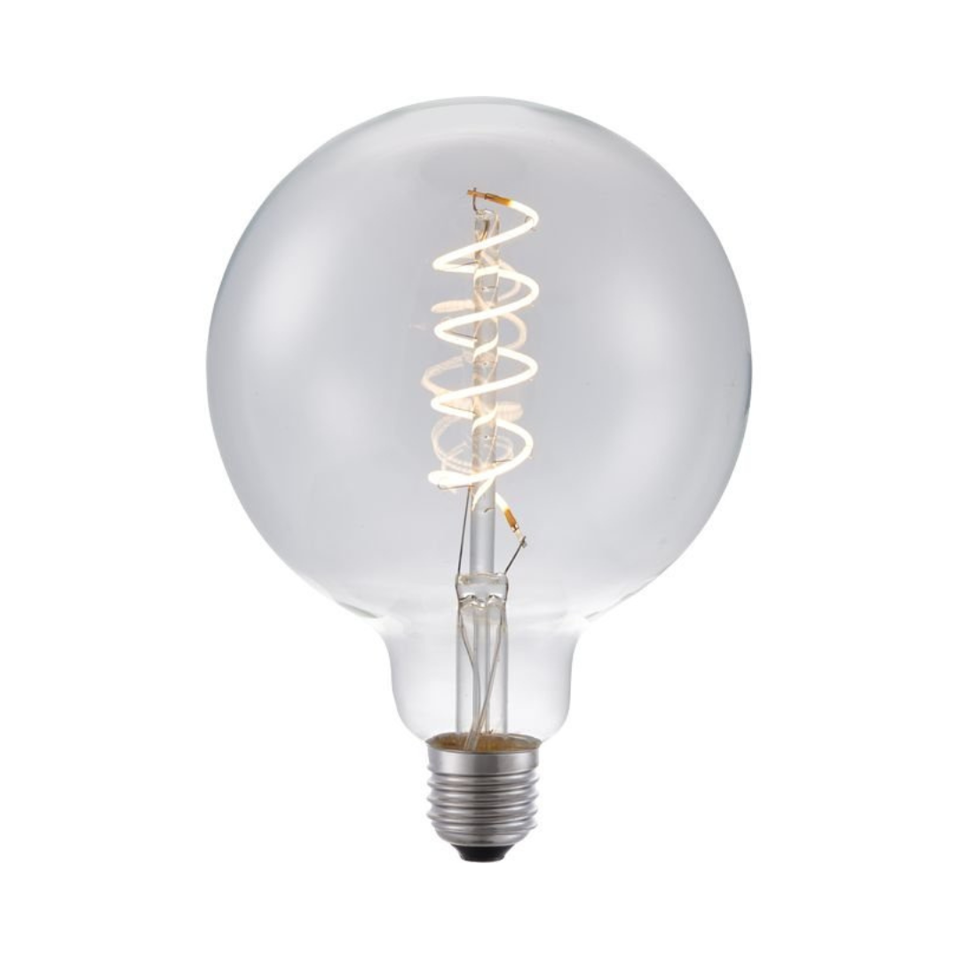 LED E27 Filament Flex AX Globe G125 230V 250Lm 4W 2200K  Klar Dimmbar