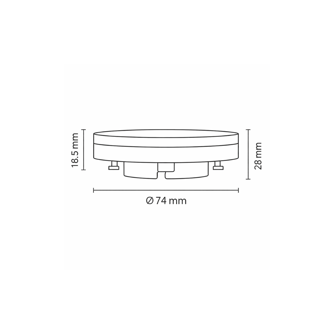 LED- Leuchtmittel GX53 695lm | Konigs