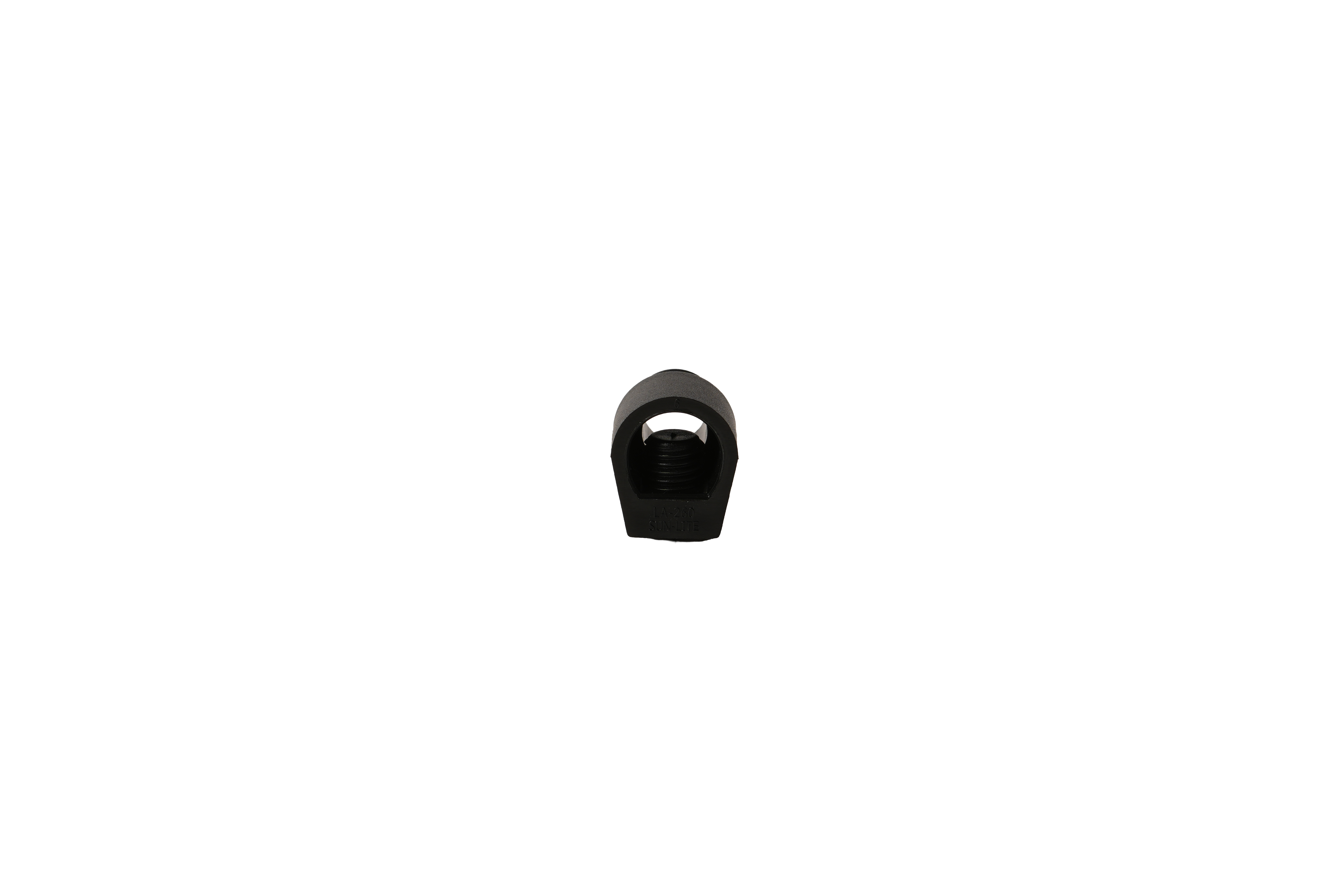 Klemmnippel Omega Schwarz