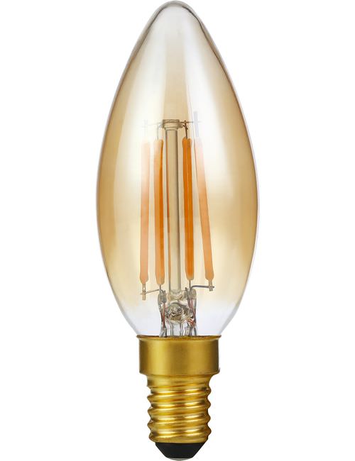 LED Filament Candle C35 Gold 2.9W 2200K 250lm E14