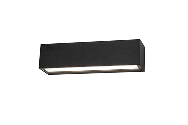 LED-Wandleuchte BRICK Outdoor Up/Down Schwarz | Antidark