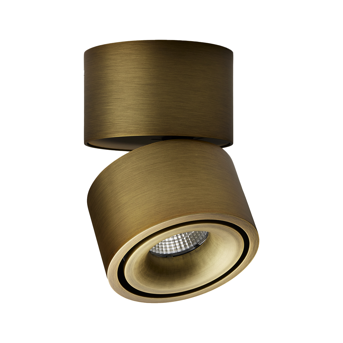 LED-Spot Easy single Brushed Brass | Antidark