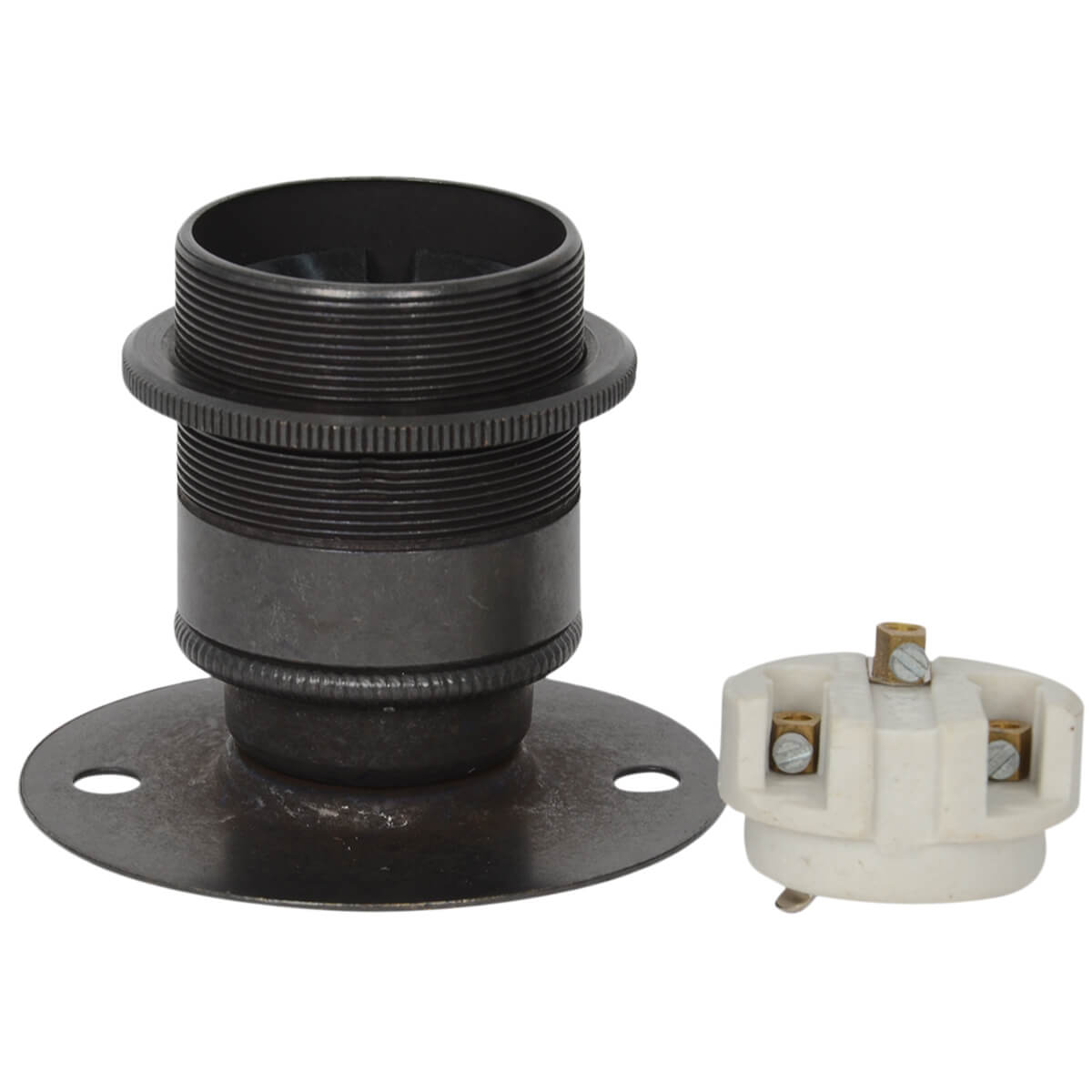 Aufbaufassung E27 Bronzed Finish inkl. Stellring