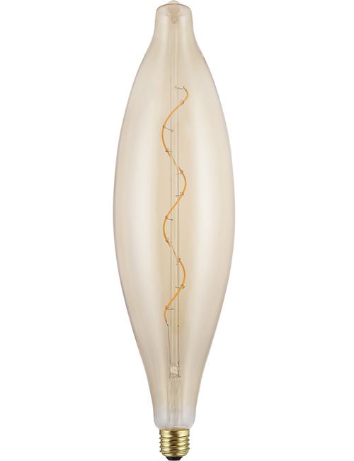 LED E27 Filament XXL Flex CT120x440mm 230V 280Lm 4W 2000K Gold Dimmbar