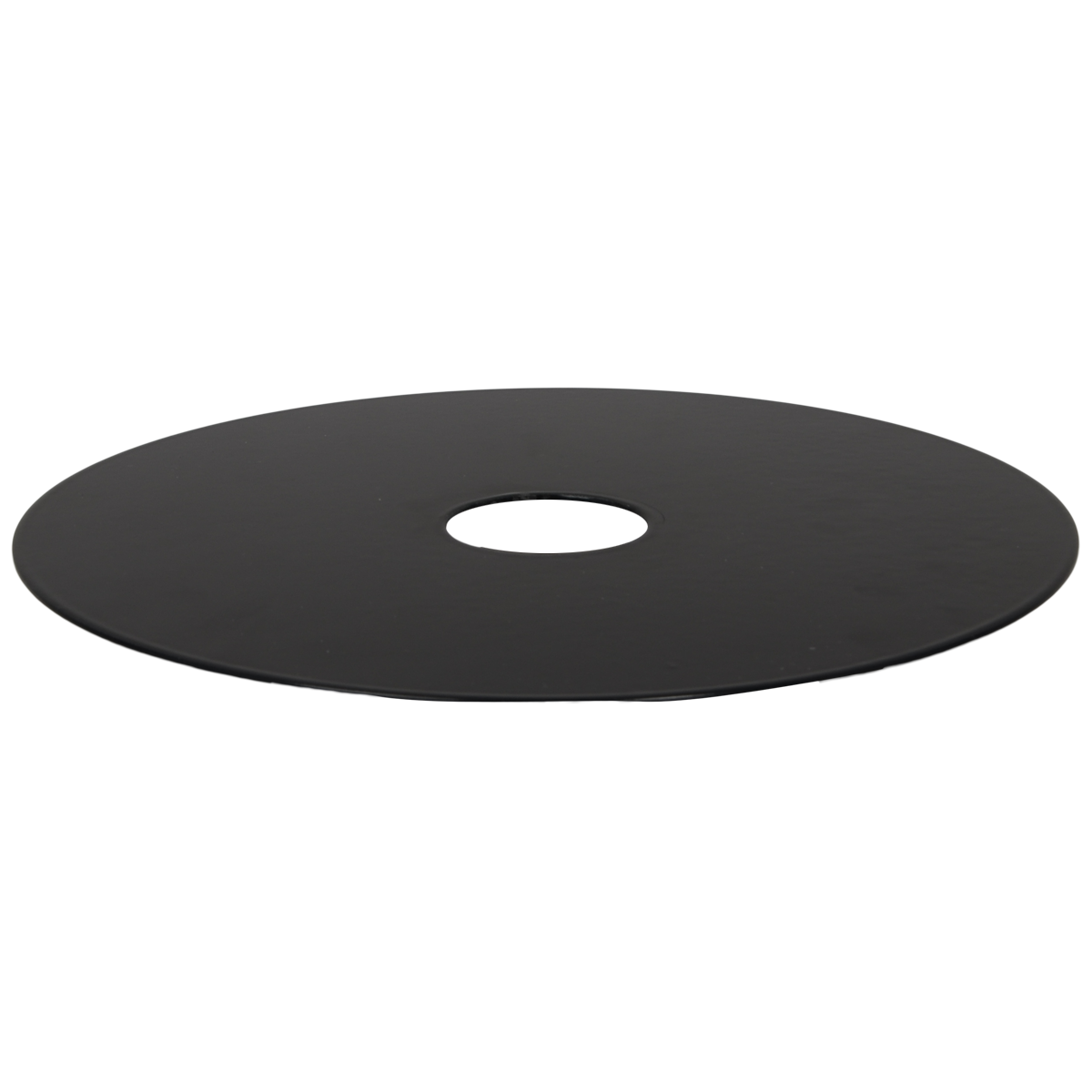 Lampenschirm Disc Schwarz seidenglanz 21 cm