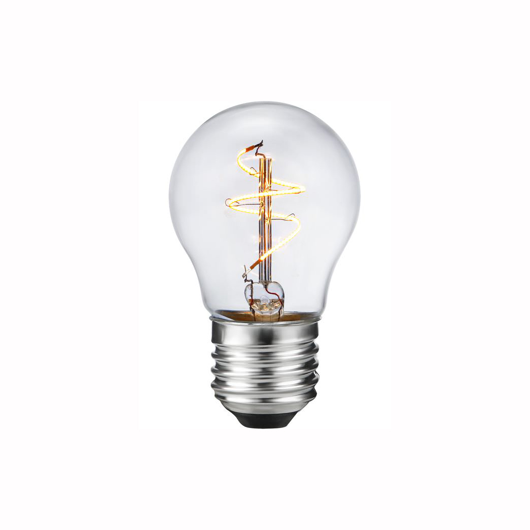LED Filament Ball G45 klar 3.2W 320lm 2200K E27