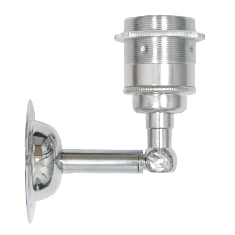 Wandleuchte Chrome mit Stellring