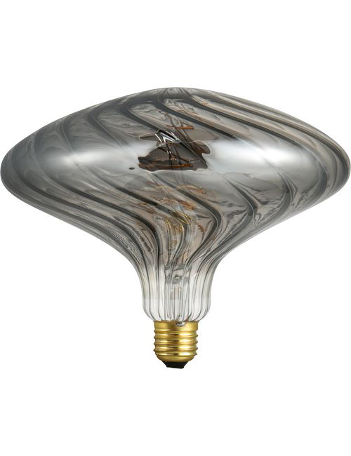 LED E27 Filament XXL Flex Ufo 200x165mm 230V 100Lm 4W 2200K Smoke Dimmbar