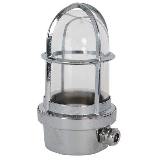 Wand- und Deckenleuchte Chrome gerade E27 | Foresti & Suardi
