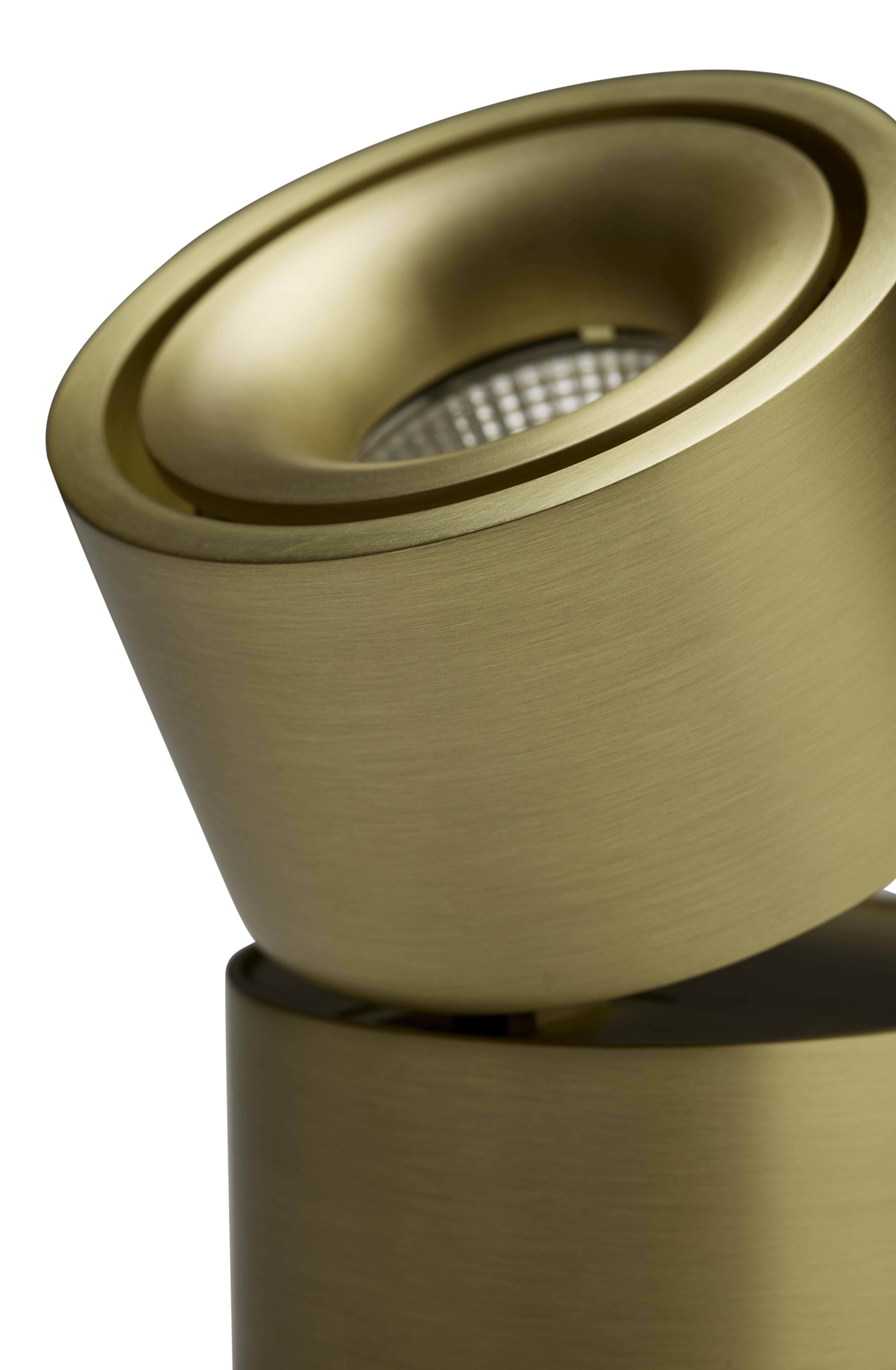 LED-Spot Easy single W75 Brass | Antidark
