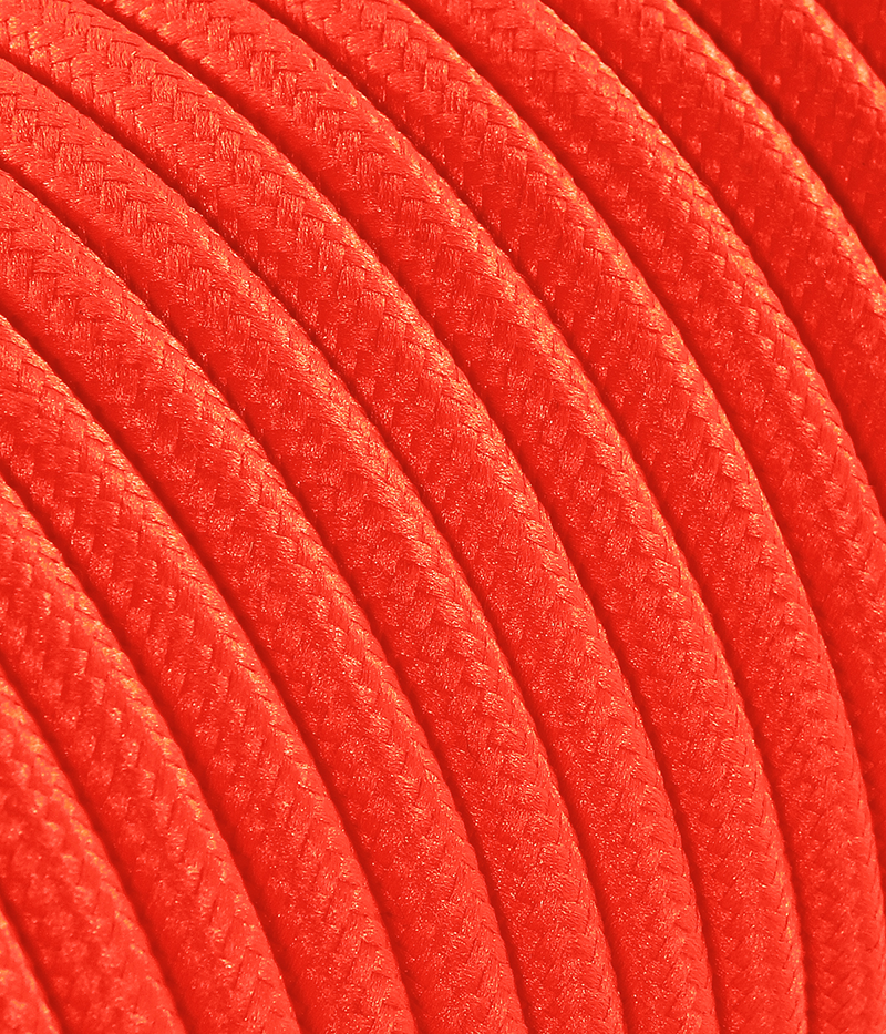 Textilkabel Neon-Orange TO80, 3 x 0,75mm²