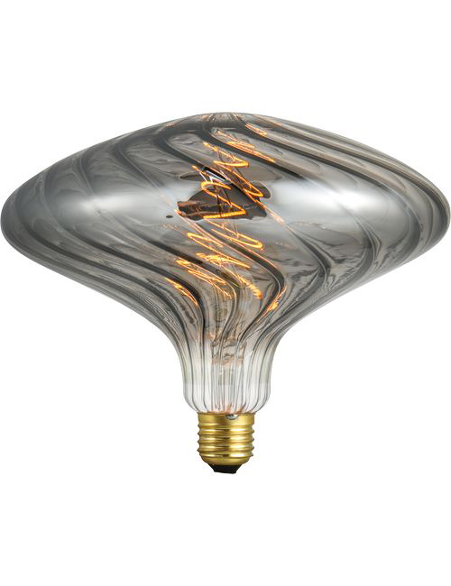 LED E27 Filament XXL Flex Ufo 200x165mm 230V 100Lm 4W 2200K Smoke Dimmbar
